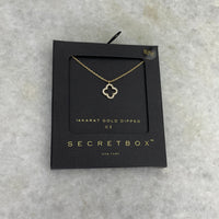 Thumbnail for Diamond Clover Necklace 14k Gold, Necklace by SecretBox | LIT Boutique