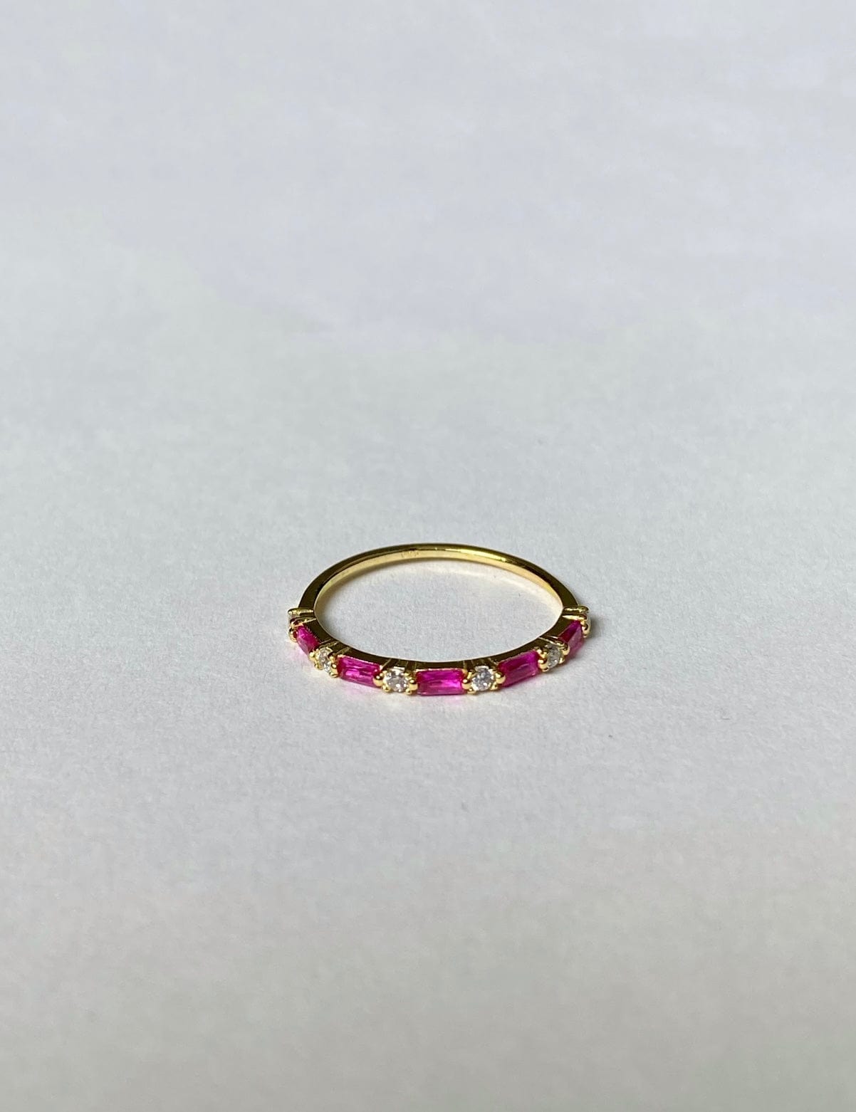 Elizabeth Pink Sapphire Ring 14k Gold, Ring by PK Jewlery | LIT Boutique