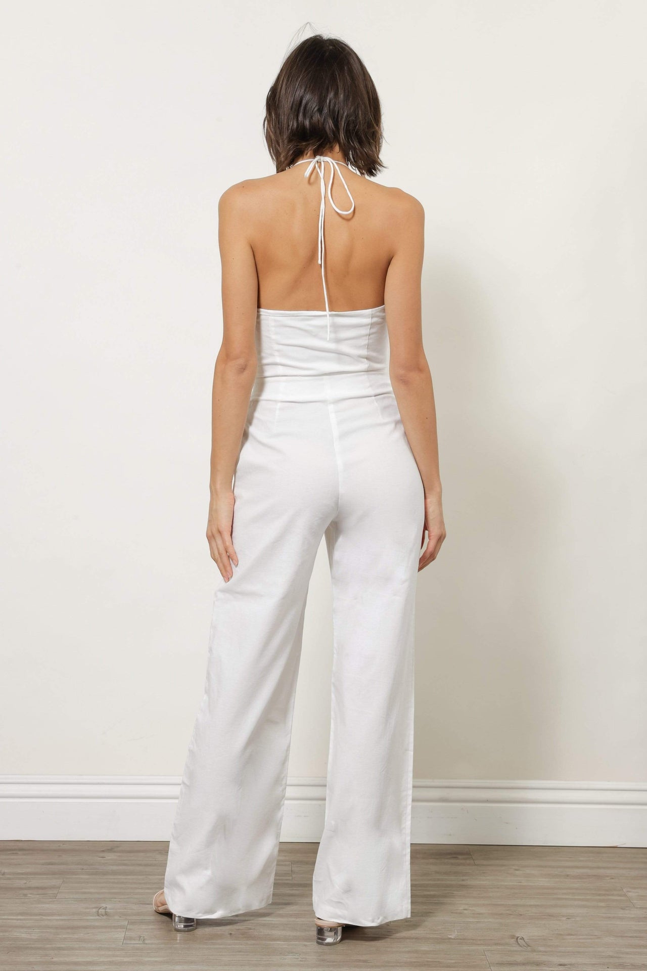 Ella Jumpsuit White, Dress by Line and Dot | LIT Boutique