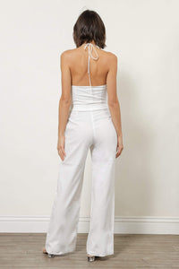 Thumbnail for Ella Jumpsuit White, Dress by Line and Dot | LIT Boutique