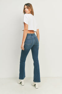 Thumbnail for Ellen High Rise 90s Slim Flare Jean, Denim by Just Black Denim | LIT Boutique