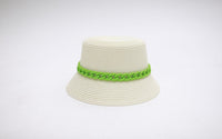 Thumbnail for Eowyn Chain Bucket Hat White, Hat by Evelyn K | LIT Boutique