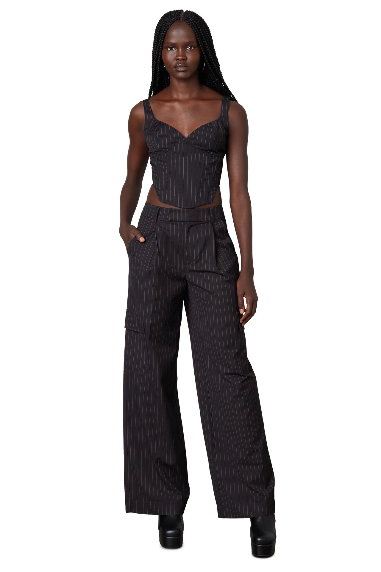 Everyday Trousers Black, Bottoms by NIA | LIT Boutique