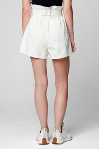 Thumbnail for Far Away Paperbag Shorts Cream, Bottoms by Blank NYC | LIT Boutique