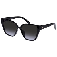 Thumbnail for Fash-Hun Sunglasses Shiny Black, Sunglasses by Le Spec | LIT Boutique