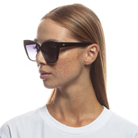 Thumbnail for Fash-Hun Sunglasses Shiny Black, Sunglasses by Le Spec | LIT Boutique