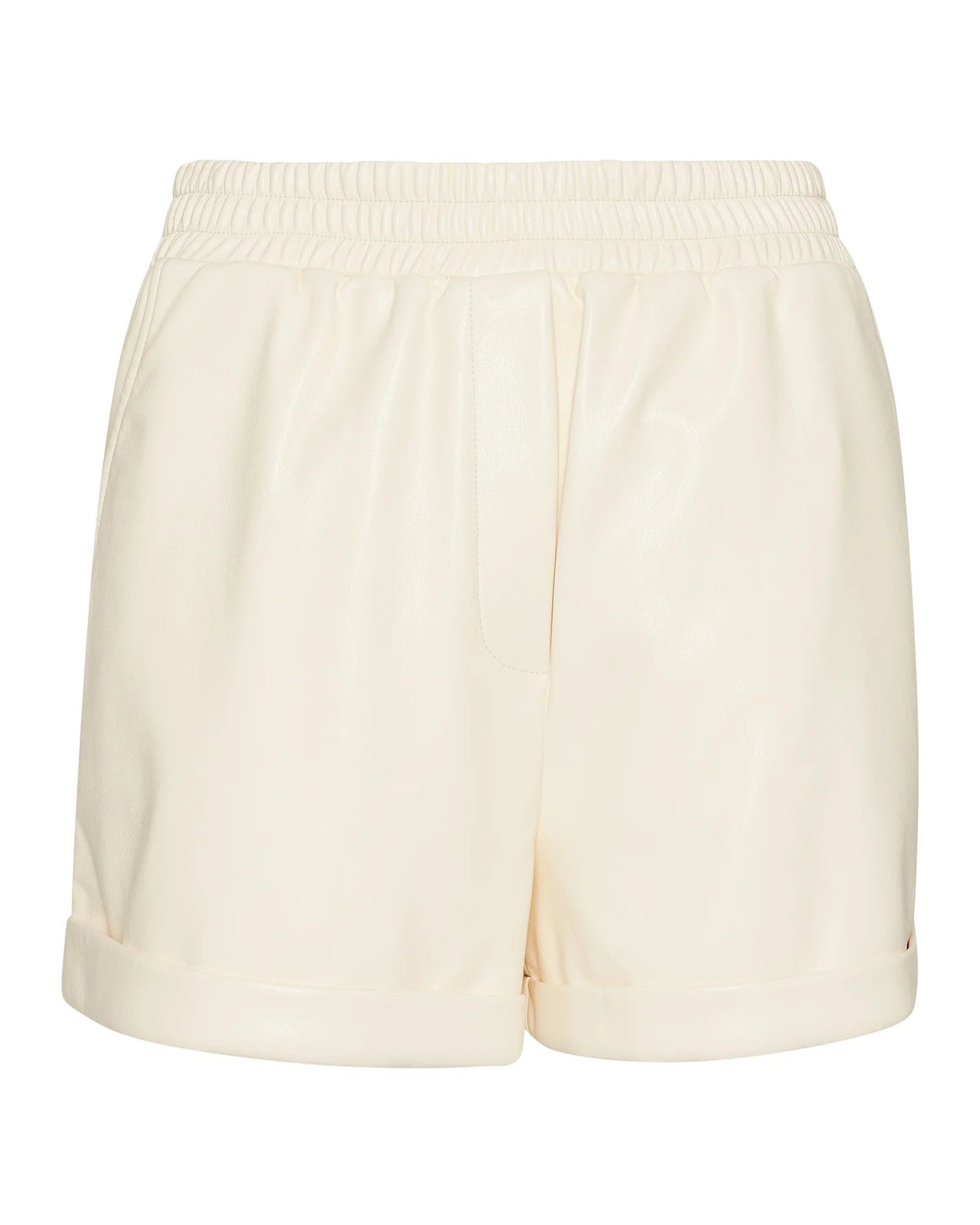 Fonda White Leather Short, Bottoms by Steve Madden | LIT Boutique