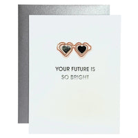 Thumbnail for Future is Bright Letterpress Card, Gift by Chez Gagne | LIT Boutique