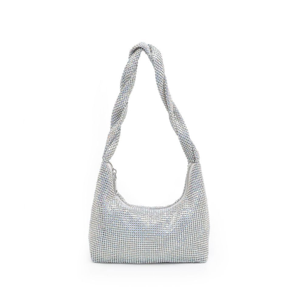 Galaxy Rhinestone Bag Silver, Bag by Urban Expressions | LIT Boutique