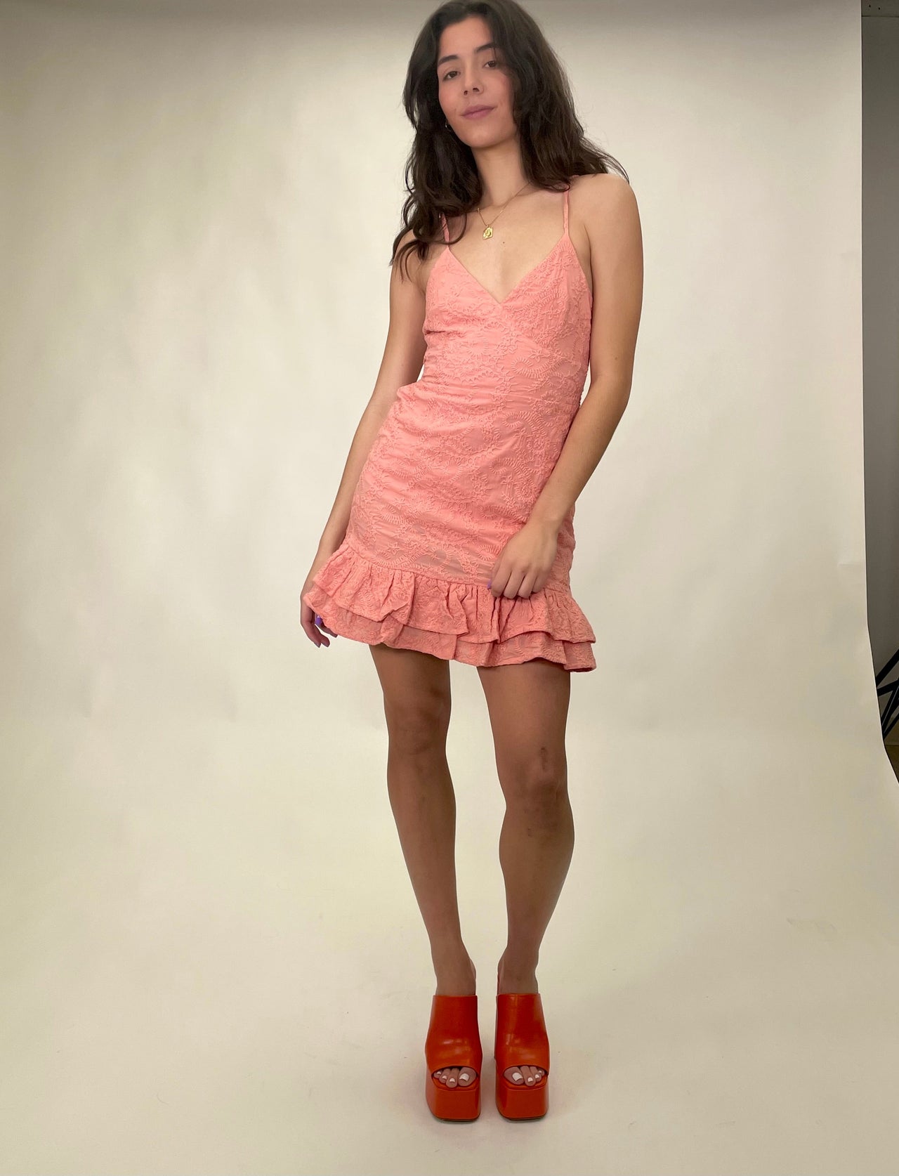 Geneva Mini Dress Rose, Dress by Mink Pink | LIT Boutique