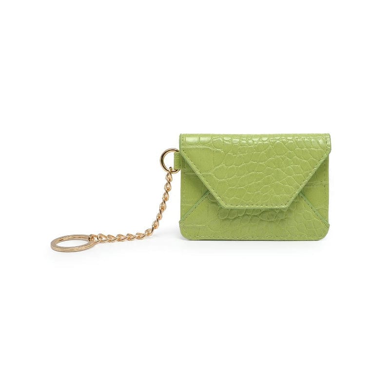 Gia Croc Keychain Cardholder Lime, Bag by Urban Expressions | LIT Boutique