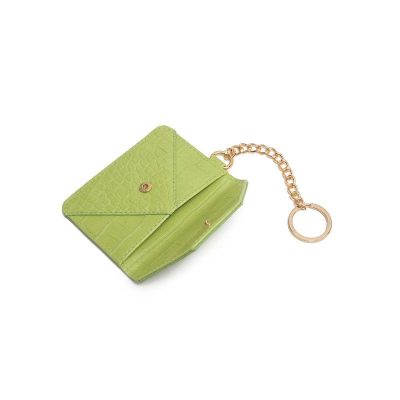 Gia Croc Keychain Cardholder Lime, Bag by Urban Expressions | LIT Boutique