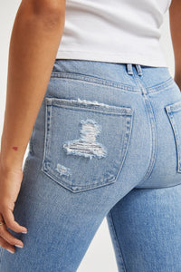 Thumbnail for Good Curve Straight Leg Jeans, Denim by Good American | LIT Boutique
