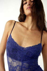 Thumbnail for Heart Eyes Cami Blue, Top by Free People | LIT Boutique