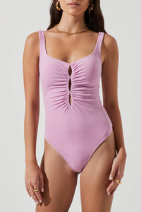 Thumbnail for Highgrove Cut Out Bodysuit Pink, Bra by Astr | LIT Boutique