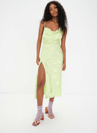 Thumbnail for Ilana Midi Dress Green, Dress by For Love & Lemons | LIT Boutique