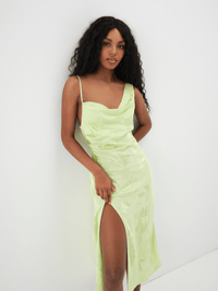 Thumbnail for Ilana Midi Dress Green, Dress by For Love & Lemons | LIT Boutique