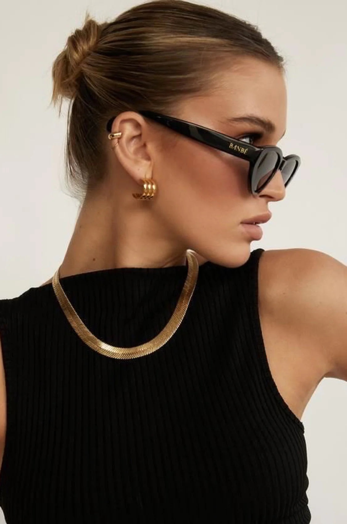 The Elle Sunglasses Black Smoke, Sunglass Acc by BANBE Eyewear | LIT Boutique