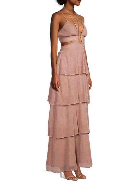 Sophie Maxi Dress Blush, Maxi Dress by Line and Dot | LIT Boutique
