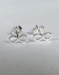 Thumbnail for Infinity Studs 925 Sterling Silver, Earring by LX1204 | LIT Boutique