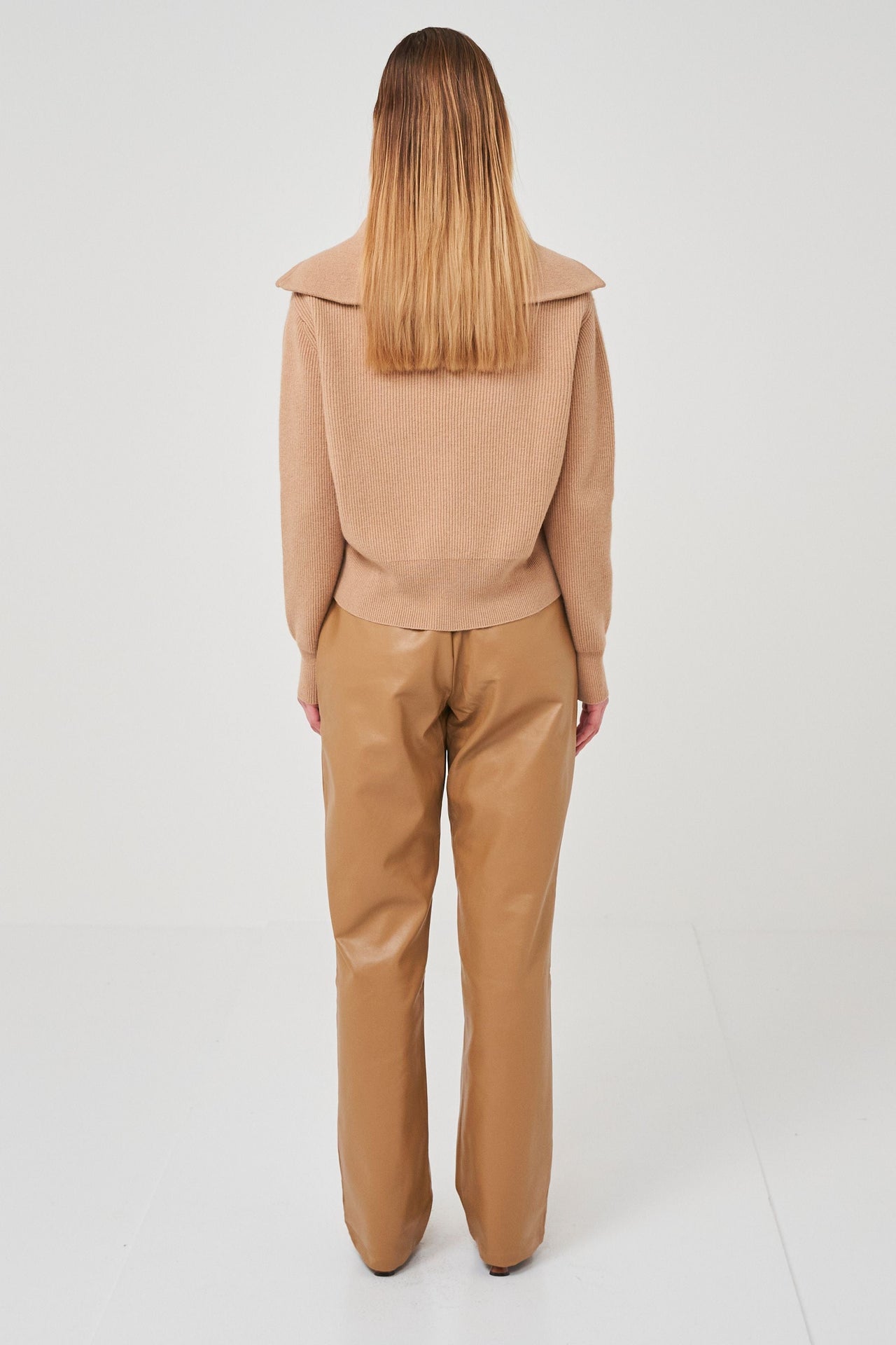 Jade Zip Jacket Camel, Jacket by Brodie Cashmere | LIT Boutique
