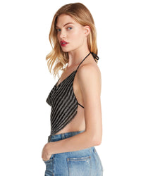 Thumbnail for Janet Top Black, Tops Blouses by Steve Madden | LIT Boutique