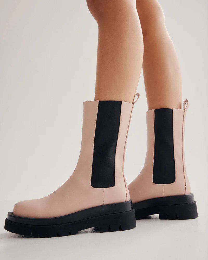 Jinna Combat Boot Rose Clay, Shoes by Billini Shoes | LIT Boutique