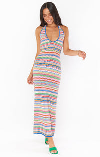 Thumbnail for Kate Summer Wave Halter Dress Multi, Dress by Show Me Your Mumu | LIT Boutique
