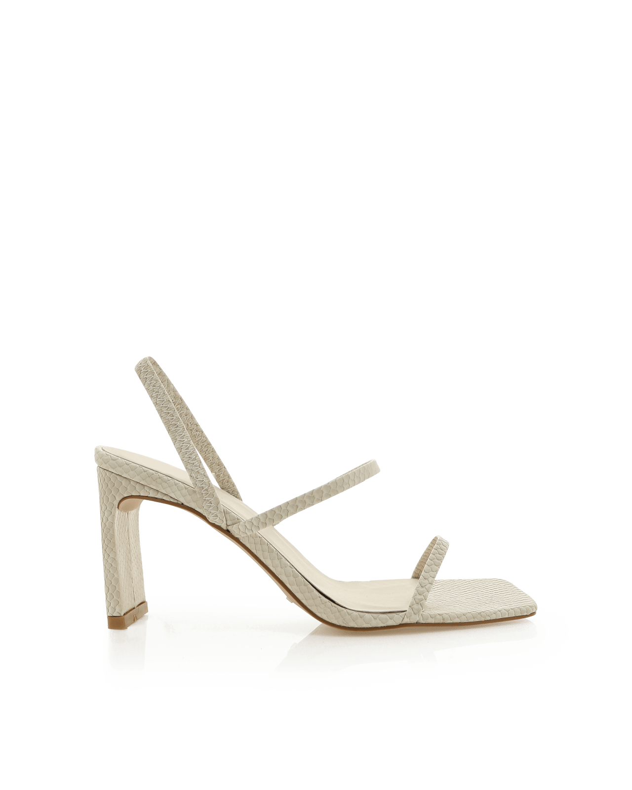 Cream hot sale strappy shoes