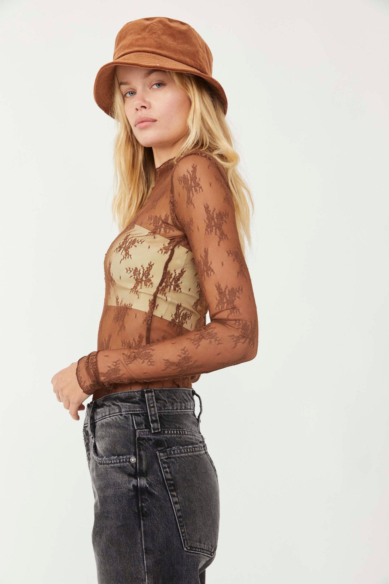 Lady Lux Layering Top Creek Bend, Tops Blouses by Free People | LIT Boutique