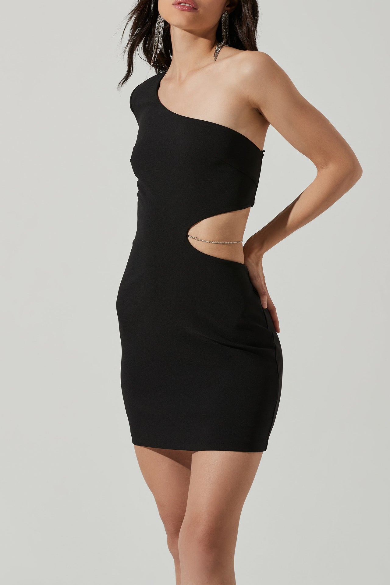 Lavinia Mini Dress Black, Dress by ASTR | LIT Boutique