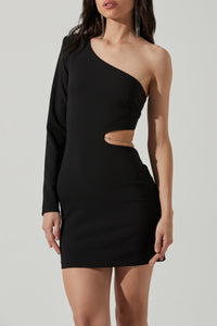 Thumbnail for Lavinia Mini Dress Black, Dress by ASTR | LIT Boutique