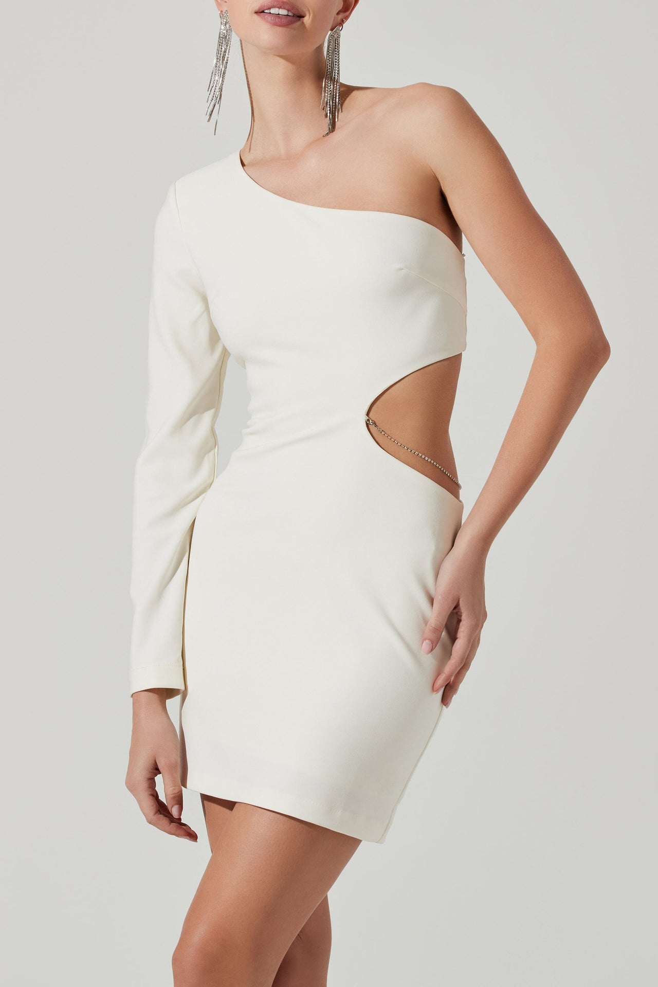 Lavinia Mini Dress Off White, Dress by ASTR | LIT Boutique