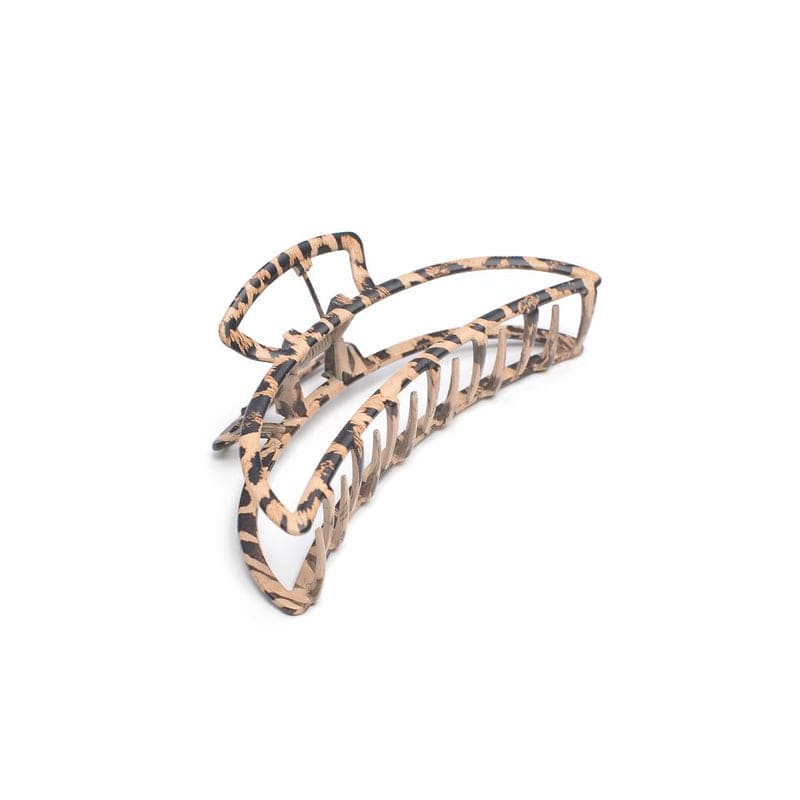 Leopard Cutout Hair Claw Multi, Accessories by Urban Expressions | LIT Boutique