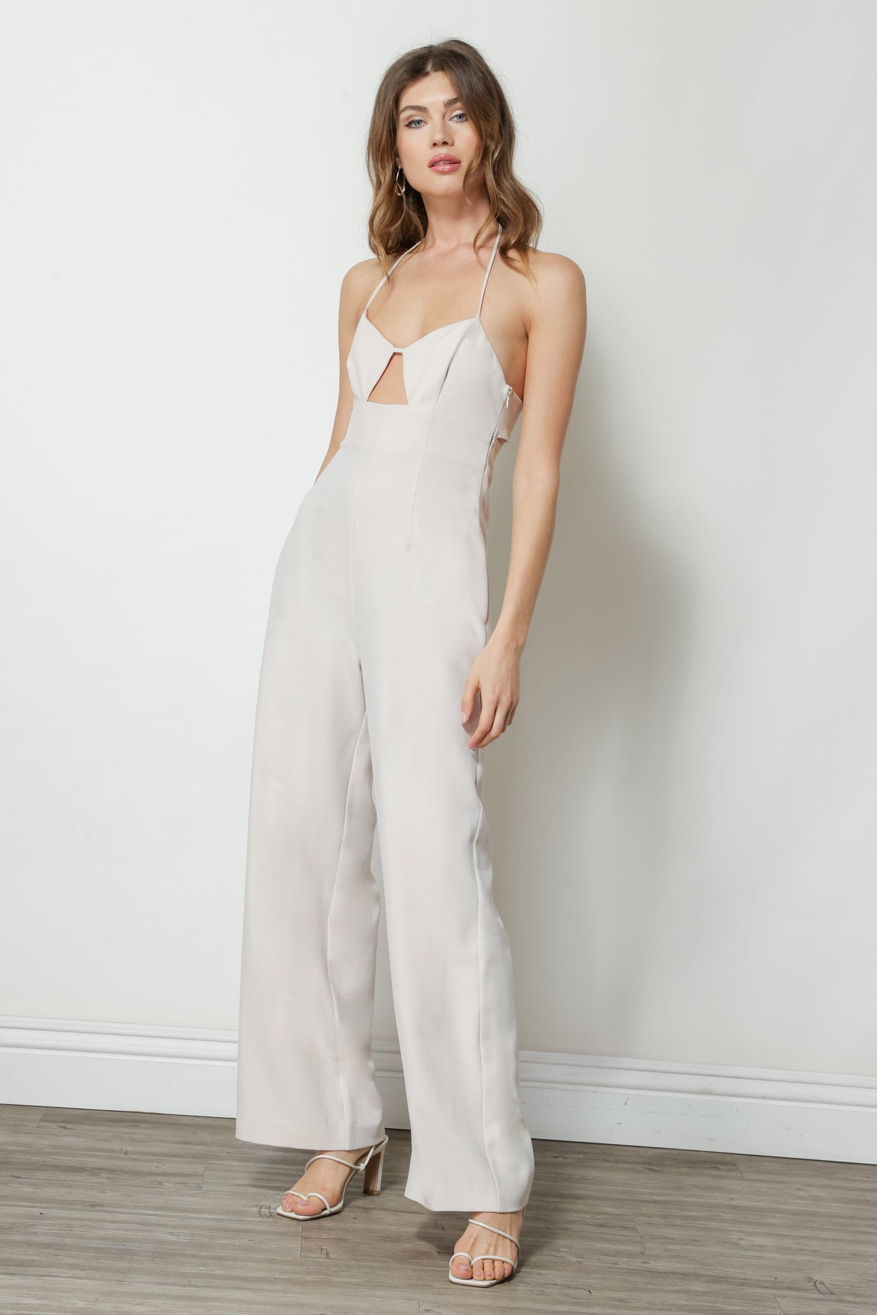 Leslie Jumpsuit Ecru, Dress by Line and Dot | LIT Boutique