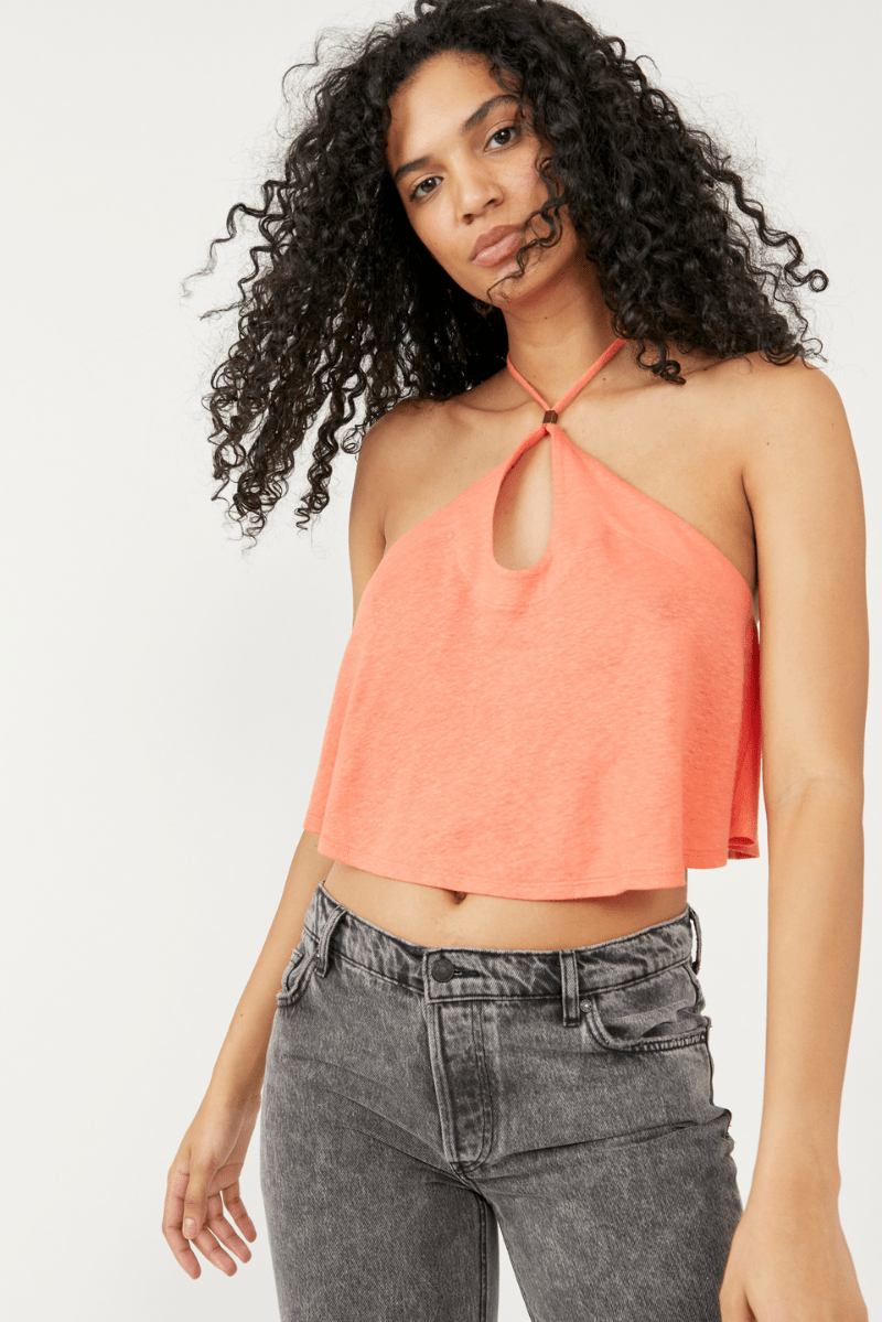 Long Weekend Top Watermelon, Tees Causual by Free People | LIT Boutique