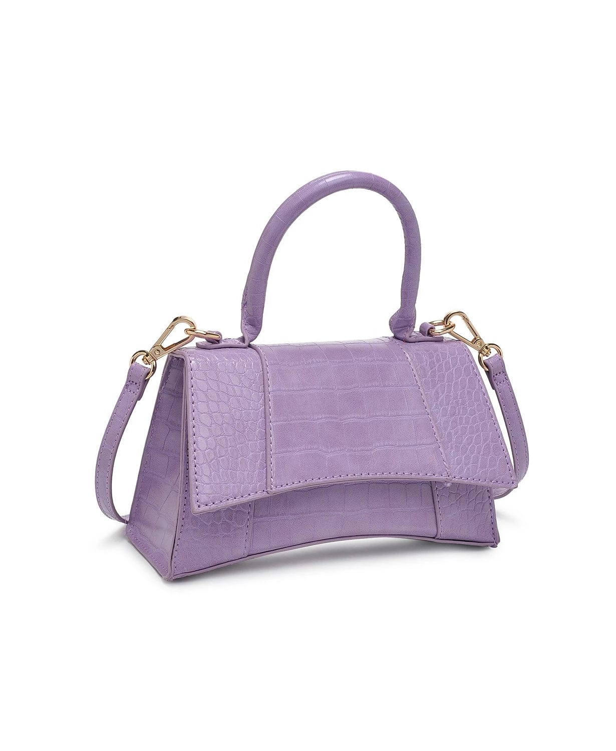 Lucas Croc Bag Lilac, Bag by Urban Expressions | LIT Boutique
