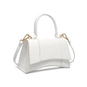 Lucas Woven Croc Bag White, Bag by Urban Expressions | LIT Boutique