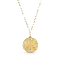 Thumbnail for Lucky AF Gold Coin Necklace, Necklaces by Jurate | LIT Boutique
