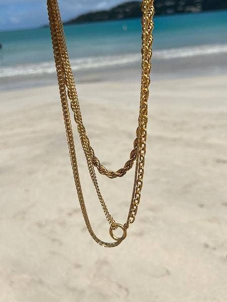 Luka Rope Chain Necklace, Necklace by Ellie Vail | LIT Boutique