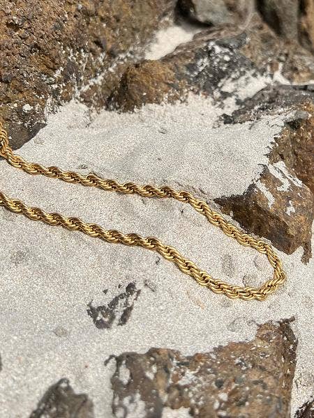 Luka Rope Chain Necklace, Necklace by Ellie Vail | LIT Boutique