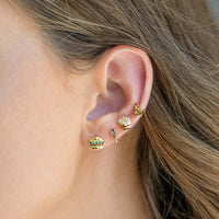 Thumbnail for Lunch Is On Us Gold Stud Set, Earrings by GirlsCrew | LIT Boutique