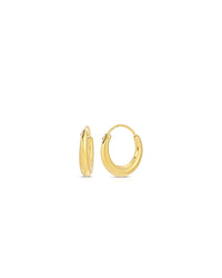 Thumbnail for Lyte Small Gold Hoop Earrings, Earrings by Jurate | LIT Boutique