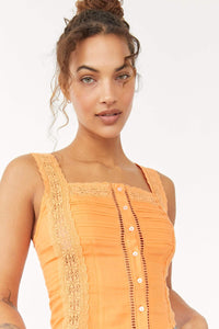 Thumbnail for Maggie Lace Tank Super Tropical, Tops/Blouses by Free People | LIT Boutique