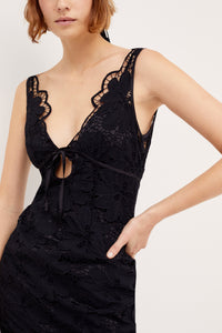 Thumbnail for Malika Mini Dress Black, Dress by For Love & Lemons | LIT Boutique