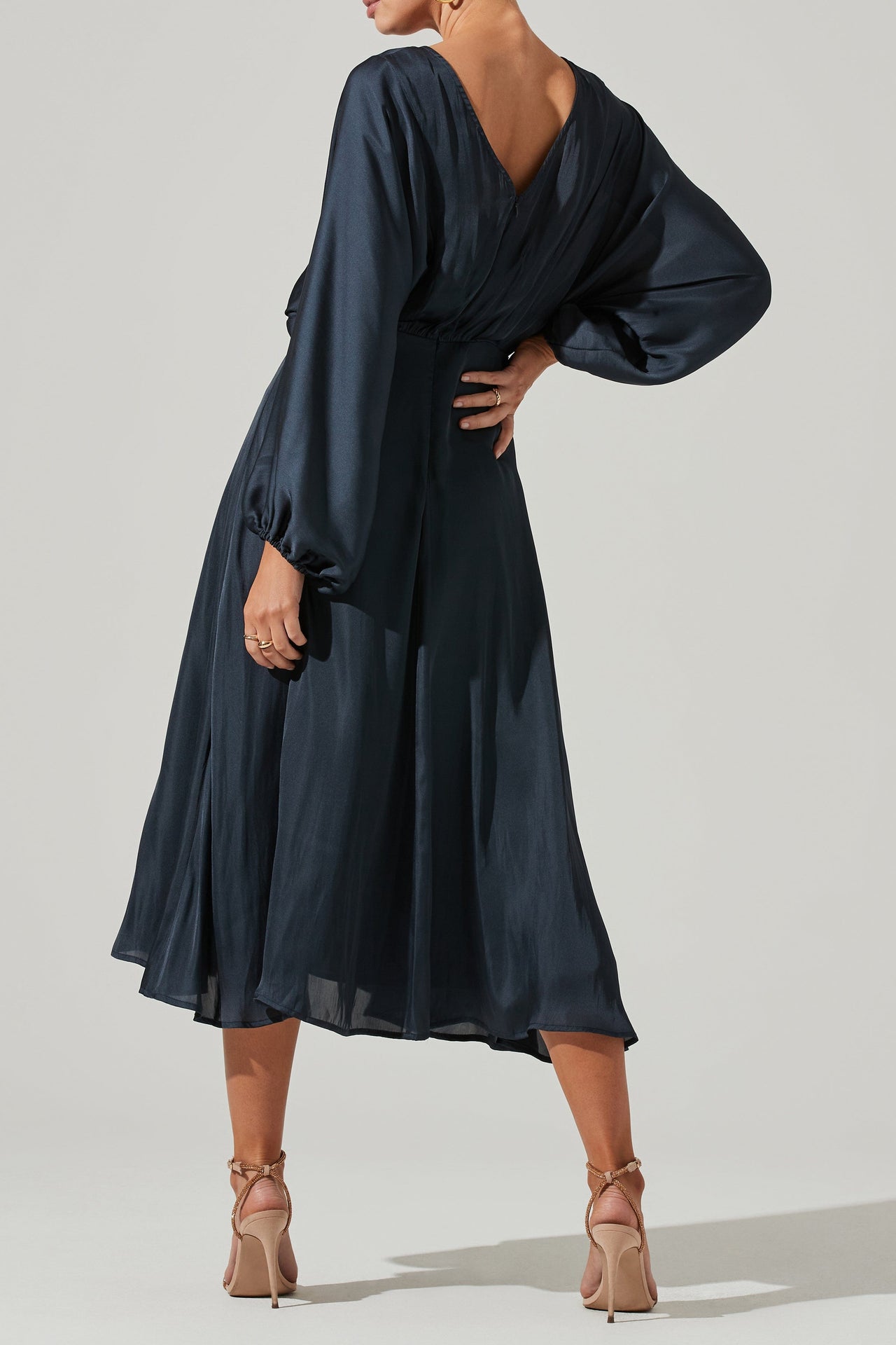 Marin Dress Midnight Blue, Dress by ASTR | LIT Boutique