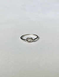 Thumbnail for May Knotted Ring 925 Sterling Silver, Ring by PK Jewlery | LIT Boutique