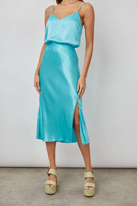 Thumbnail for Maya Midi Skirt Azure, Skirt by Rails | LIT Boutique