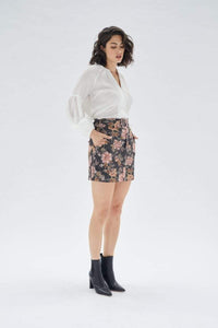 Thumbnail for Mehdya A-line Mini Skirt Multi, Skirt by Mink Pink | LIT Boutique