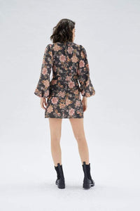 Thumbnail for Mehdya V-neck Mini Dress Multi, Dress by Mink Pink | LIT Boutique